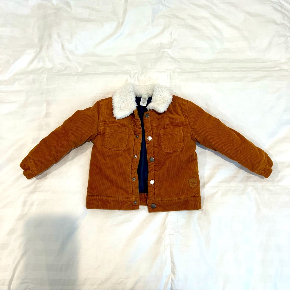 2T Toddler Corduroy Coat